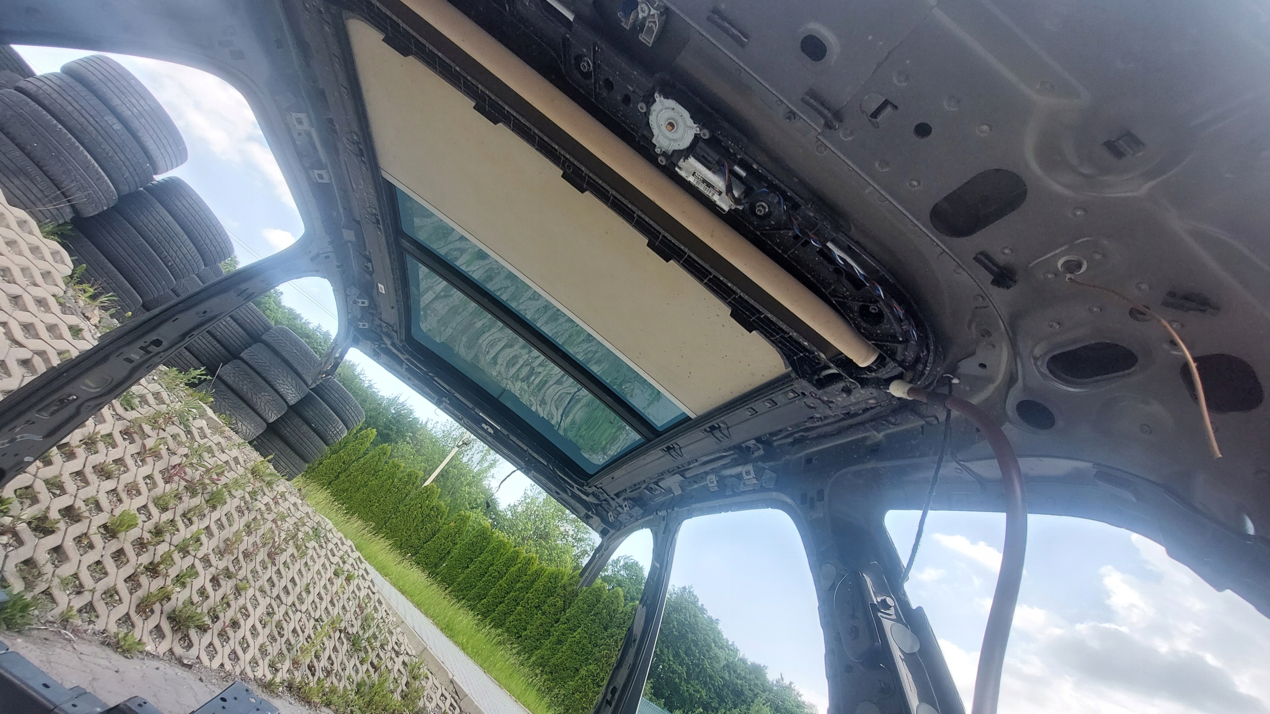 VW TOUAREG III 760 dach PANORAMA Dachreling