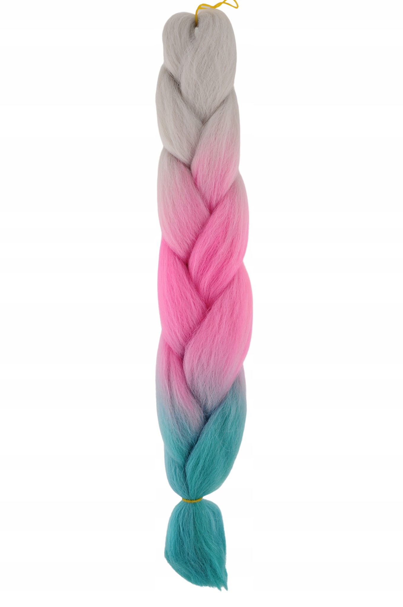 WŁOSY SYNTETYCZNE KOLOROWE WARKOCZYKI OMBRE 3-51Z