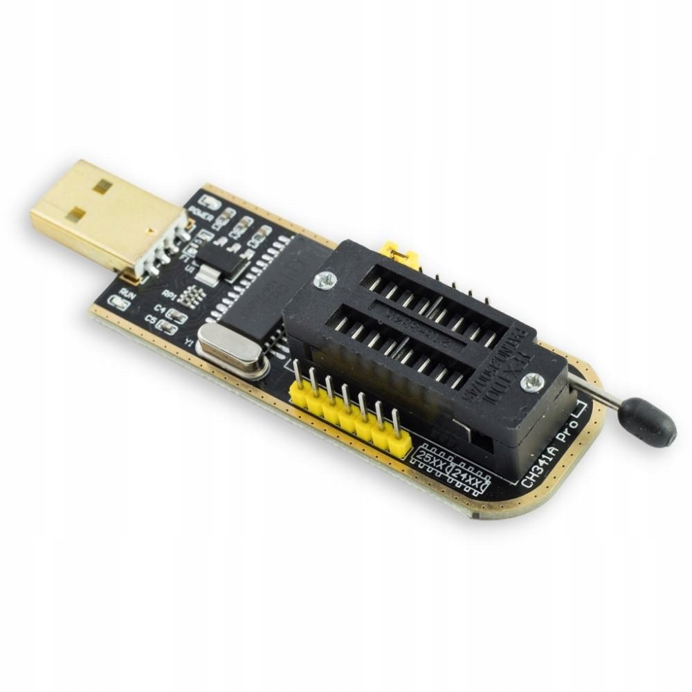 Programator CH341A EEPROM Flash BIOS IMMO adaptery + klips i OPROGRAMOWANIE Kod producenta Programator EEPROM FLASH CH341A