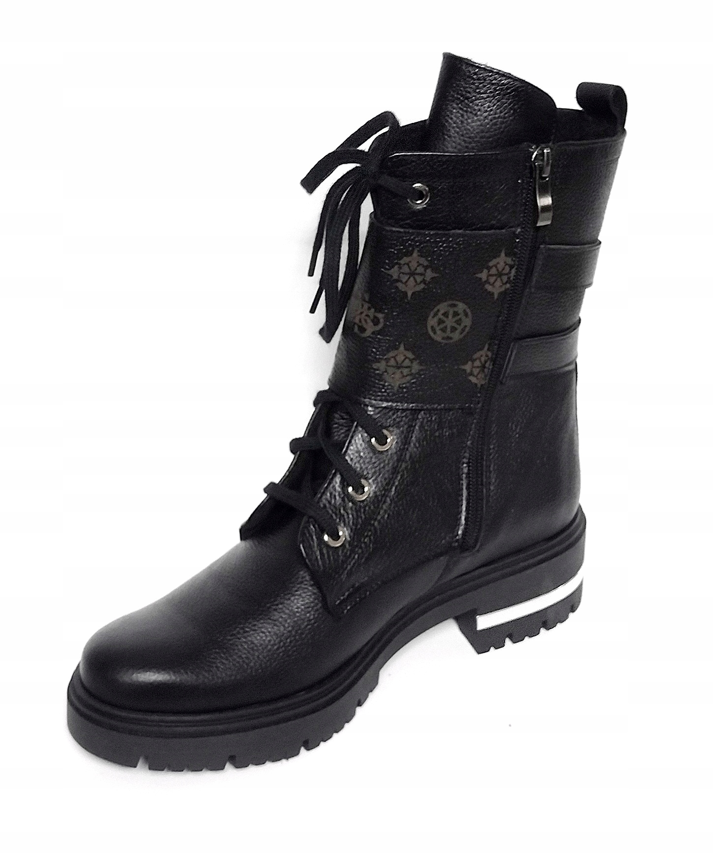 WYPRZEDAŻ $$$ RAF-DOR 1747/L STYLOWE WYGODNE OFICERKI SKÓRA NATURALNA 35 Długość wkładki 23 cm