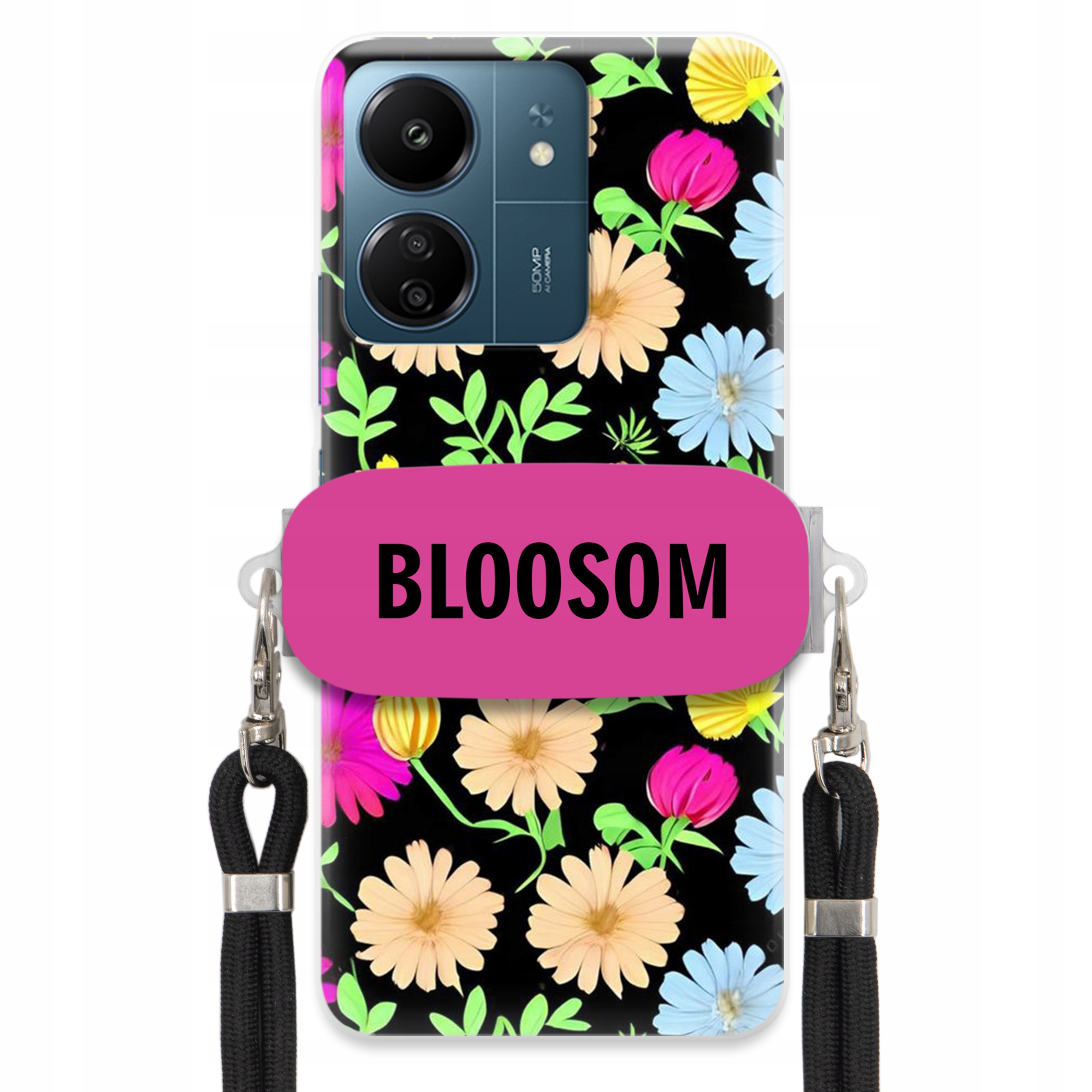 Puzdro Crossbody Pre Xiaomi 13C 5G Puzdro Kvety Bloosom Flower