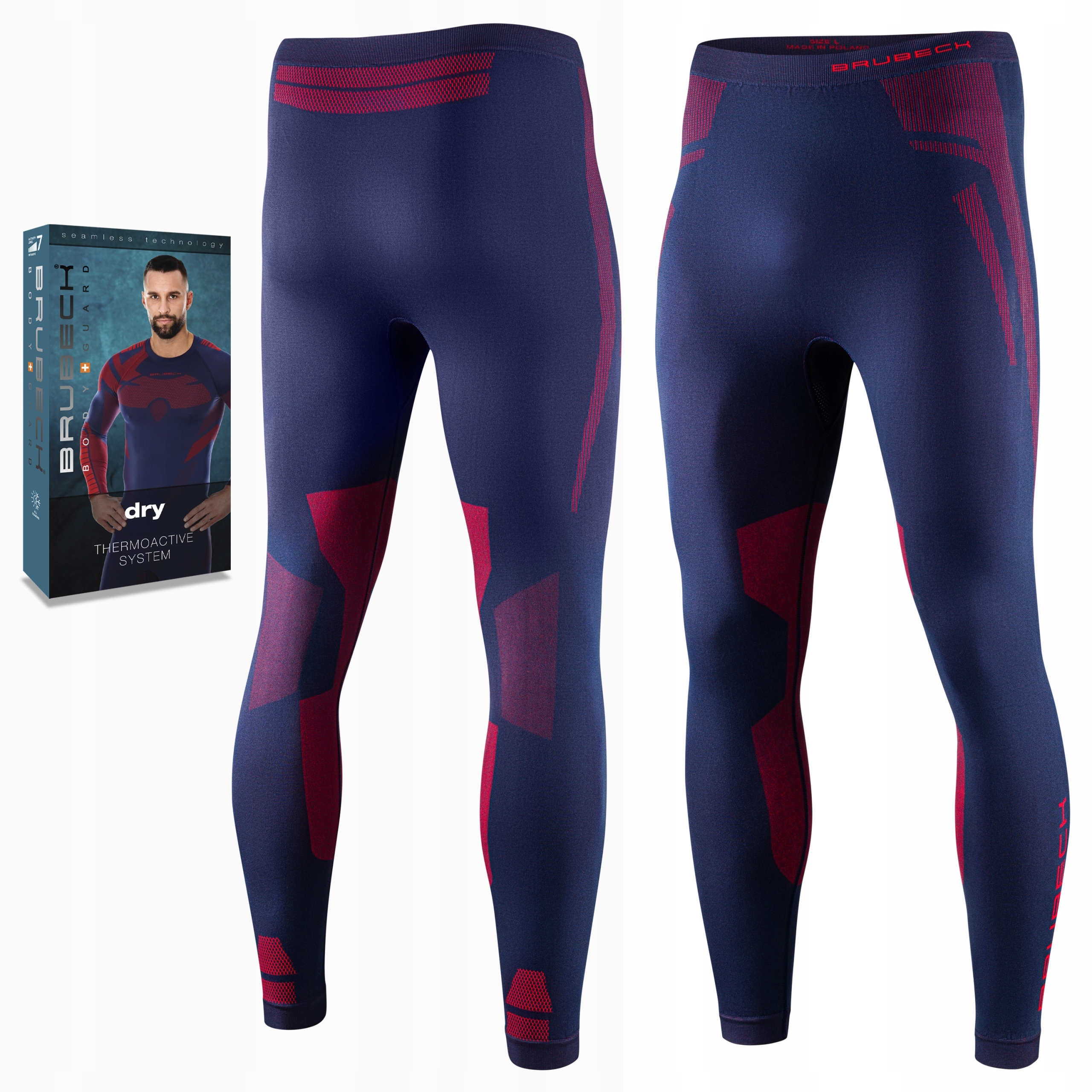 Pánské kalhoty Brubeck Dry rychleschnoucí Termoaktivní kalhoty XXL