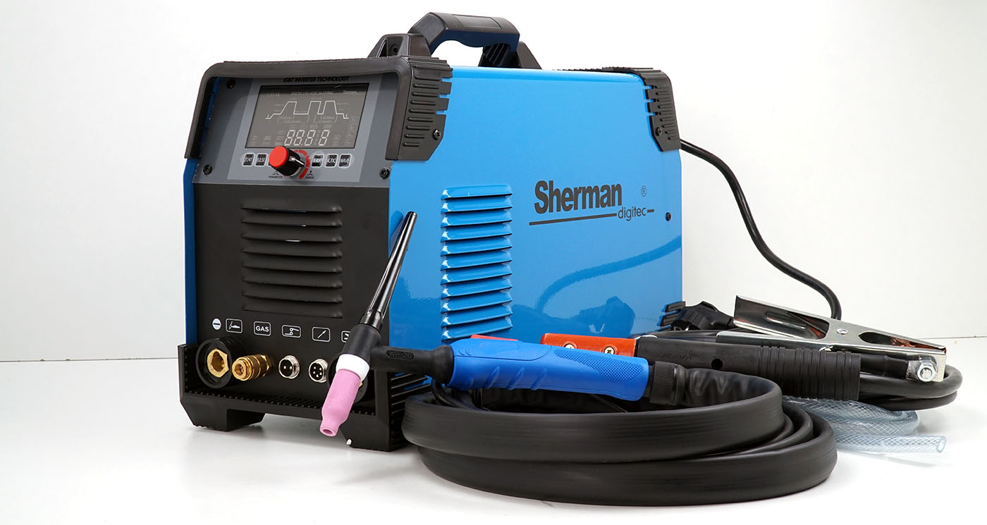 Spawarka TIG Sherman 200 Puls AC/DC MMA 230V Kod producenta SHERMAN TIG 200P MULTIPRO