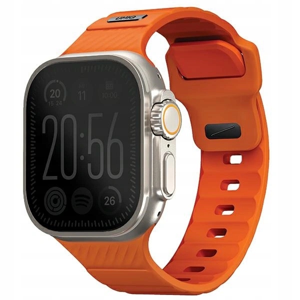 Pásek Uniq pro Apple Watch 1-9/SE/SE2/Ultra 1/2 42/44/45/49 mm Fkm oranžový