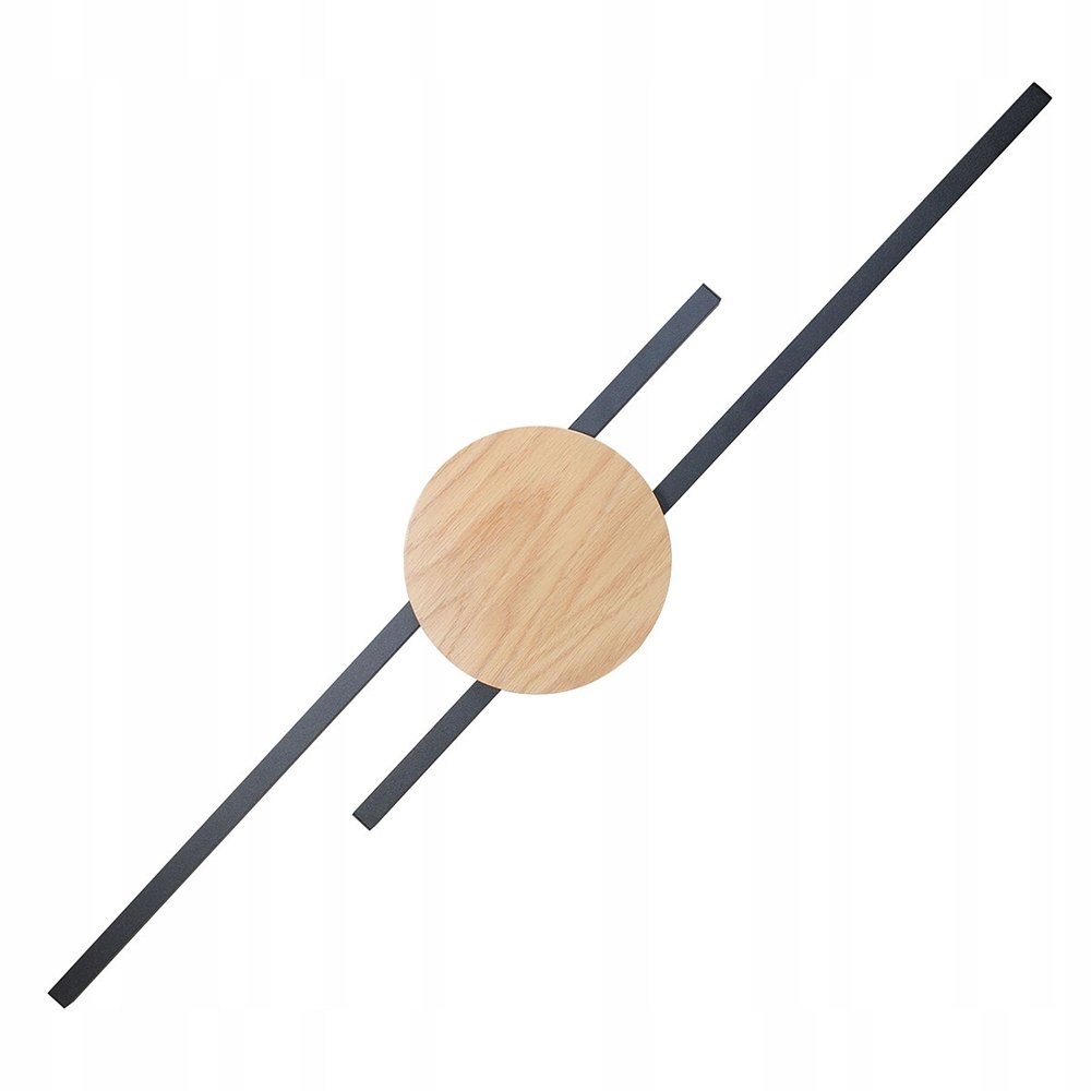 Led nástenné svietidlo 24W Java Black Wood 1369 Tk Lighting