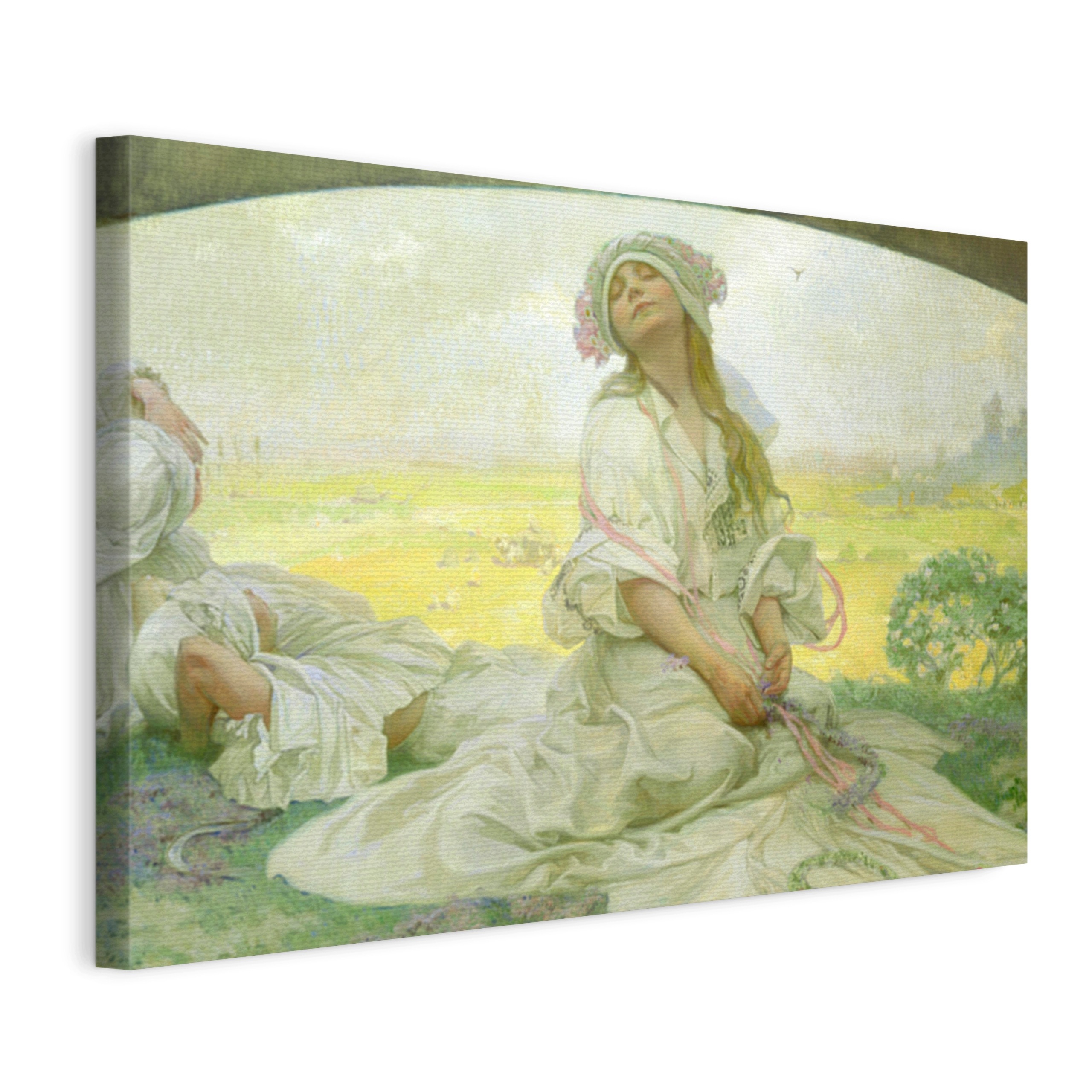 Obraz na plátně Alfonse Mucha – Píseň z českého plátna 120x80