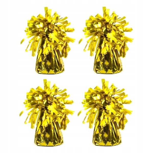 

Ciężarki Do Balonów Obciążniki Złote 130g 4 sztuki