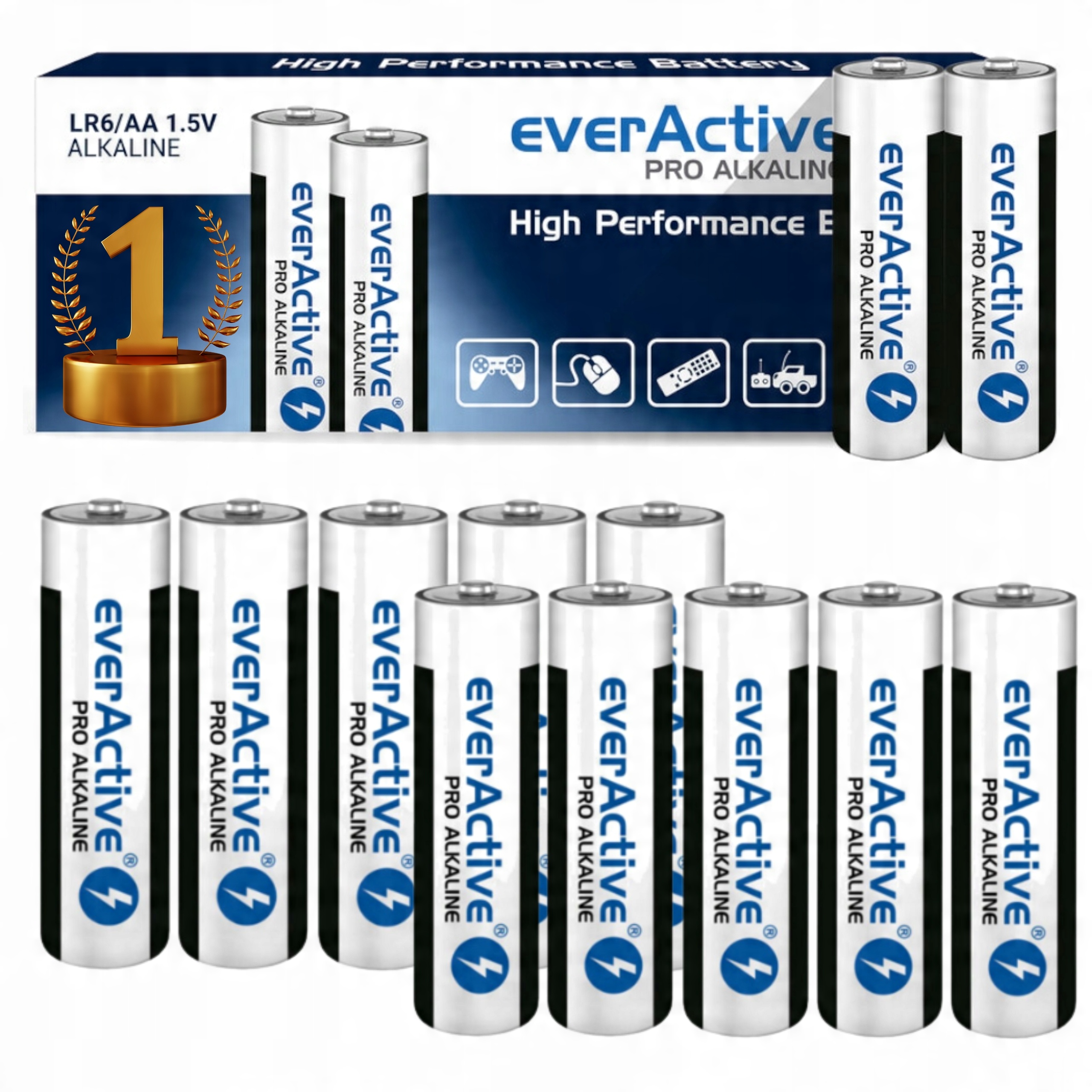 

Baterie Alkaliczne Everactive Aa R6 Zestaw 10szt