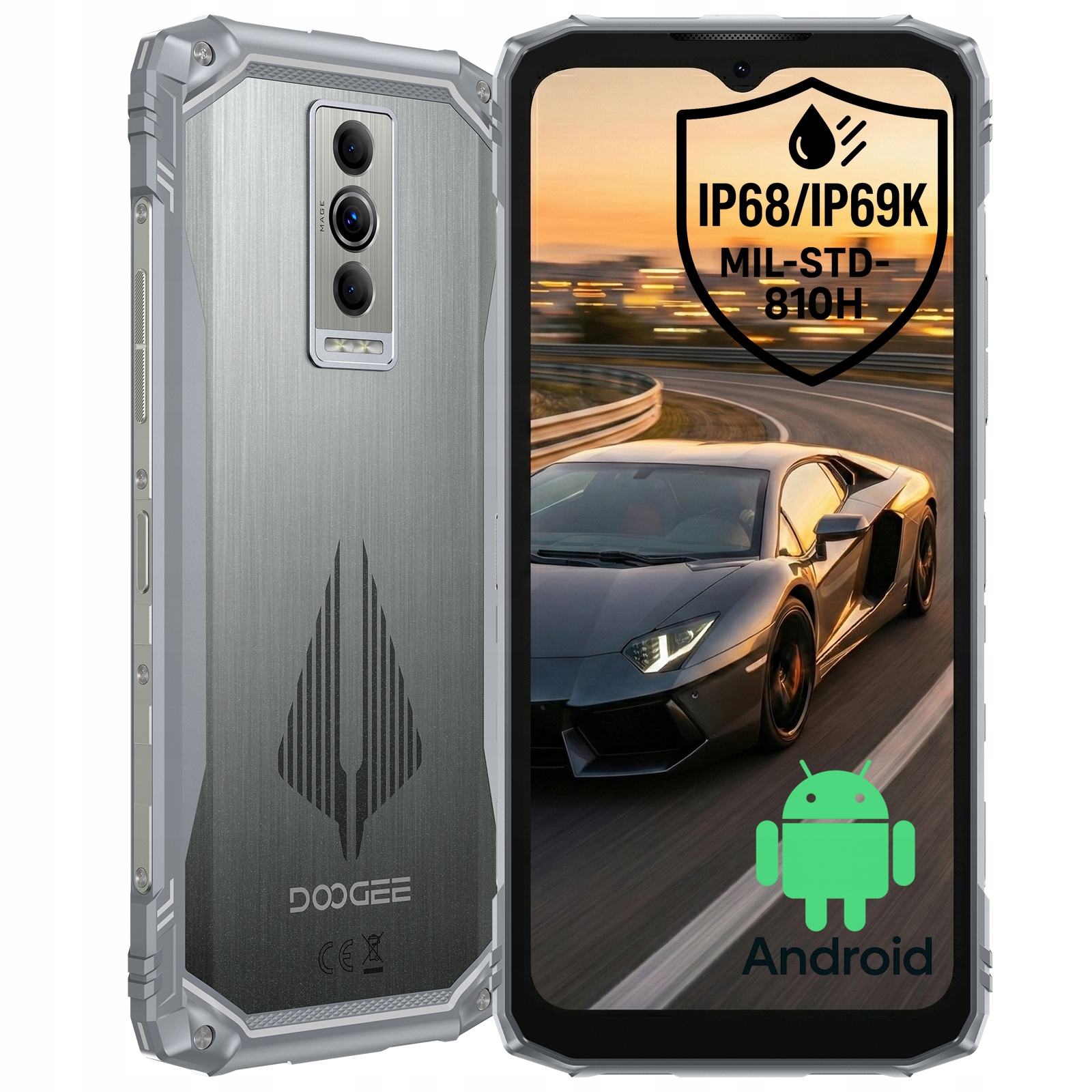 Odolný chytrý telefon vojenský Doogee BLAD10PRO-E 6/512GB Nfc Dual Sim Android