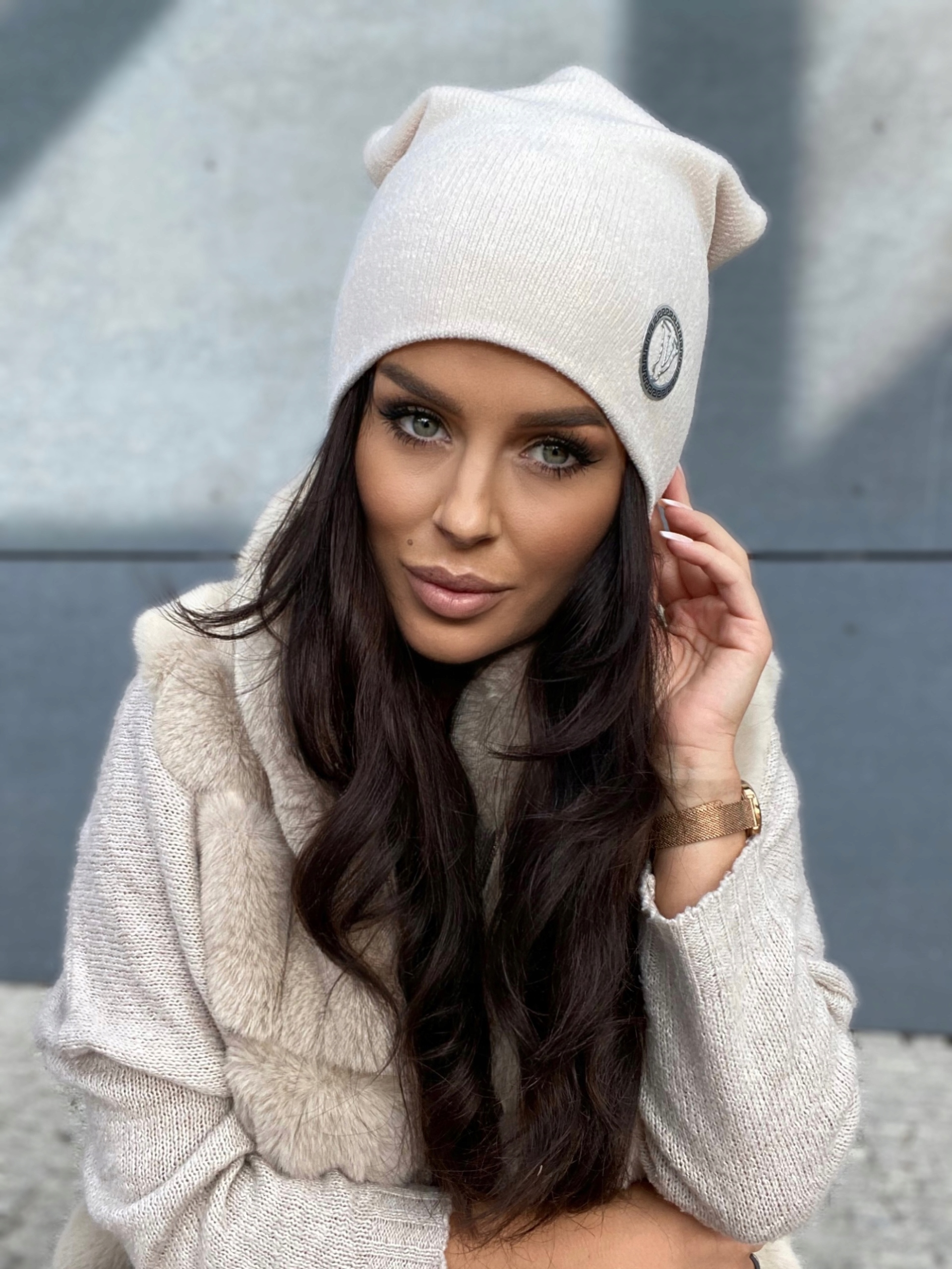 CZAPKA DAMSKA ZIMOWA NA ZIMĘ CIEPŁA WYGODNA GRUBA KOBIECA SPORTOWA KOLORY Marka inna