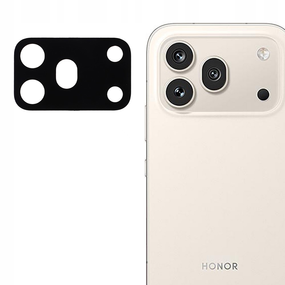 Techsuit Full Camera Glass Szkło na aparat do Honor 600 Pro czarne