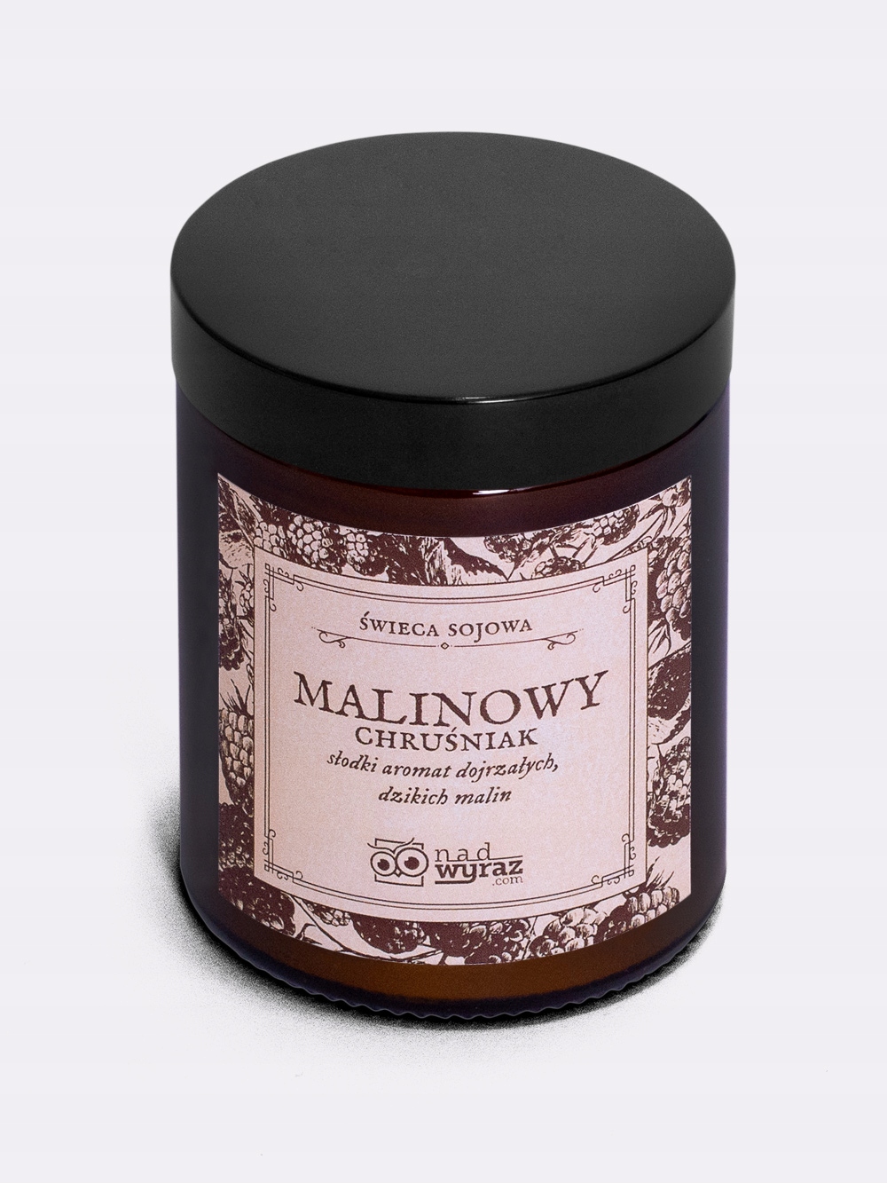

Malinowy Chruśniak świeca sojowa zapachowa