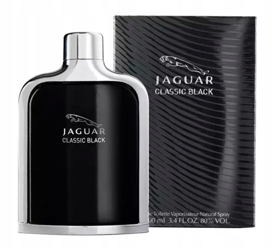 JAGUAR CLASSIC BLACK 100ML WODA TOALETOWA DLA MĘŻCZYZN 100ML EDT MĘSKA