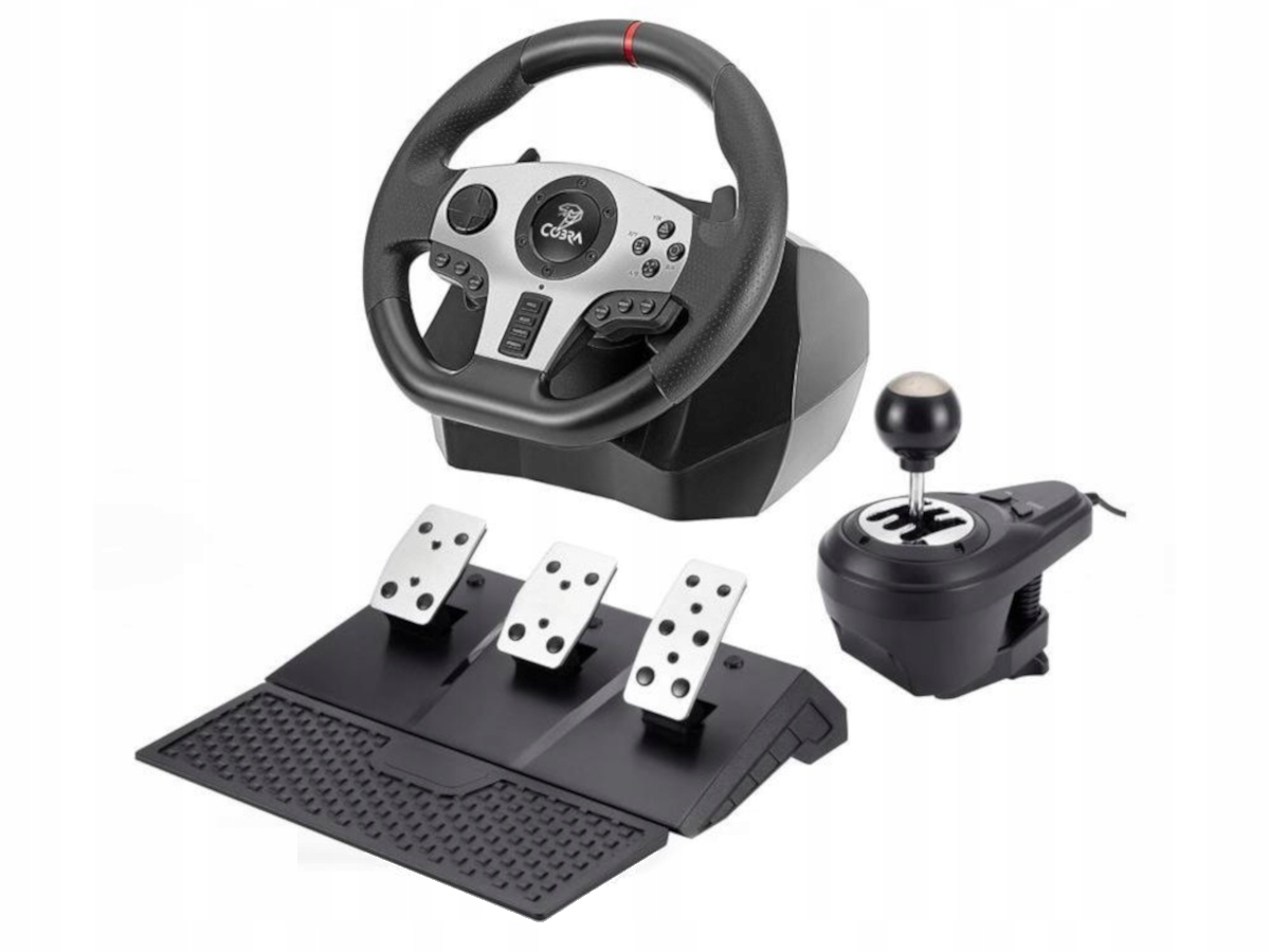 Kierownica Cobra GT900 Pro Rally Pedały Skrzynia