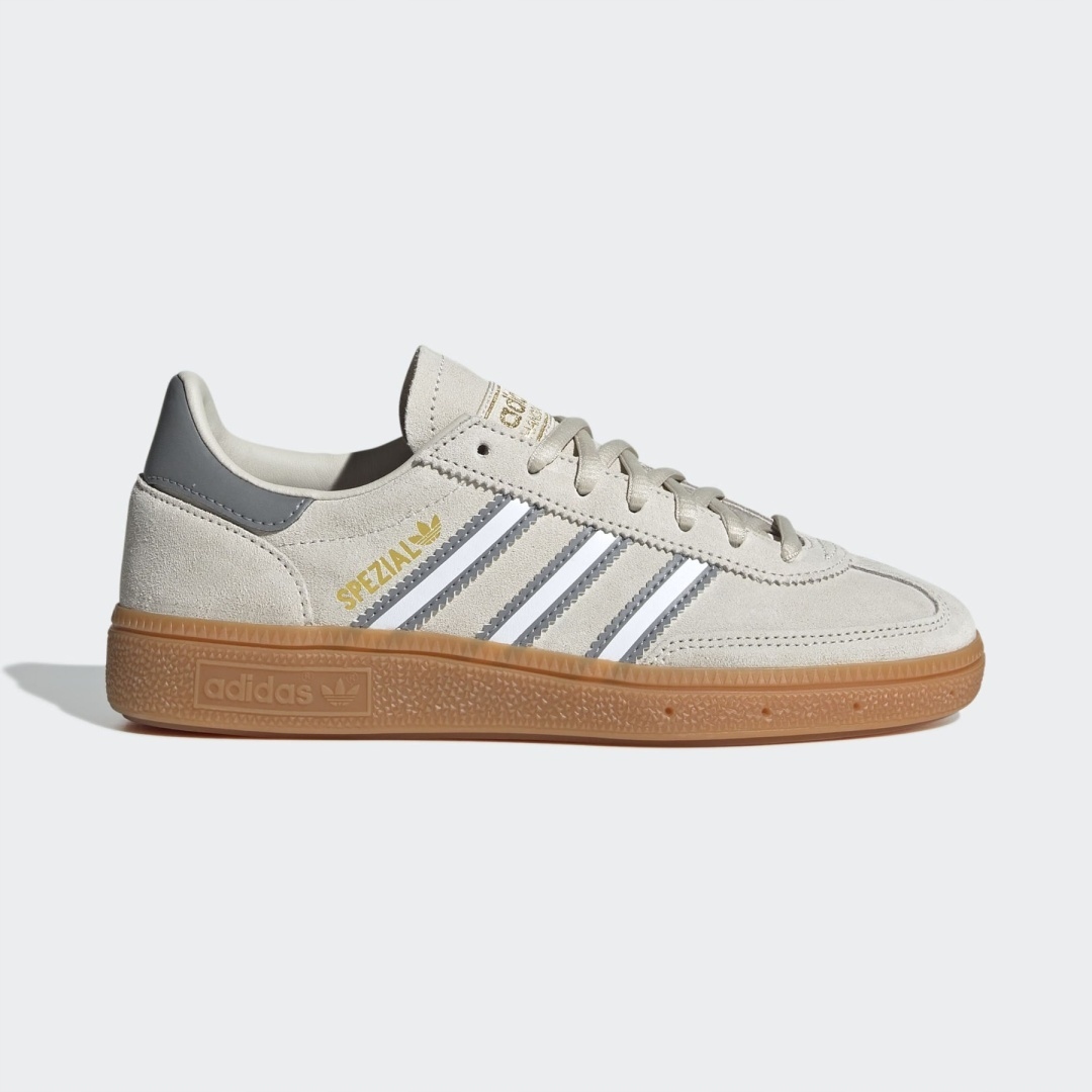 Adidas Handball Spezial J JI0452 šedé pohodlné semišové tenisky