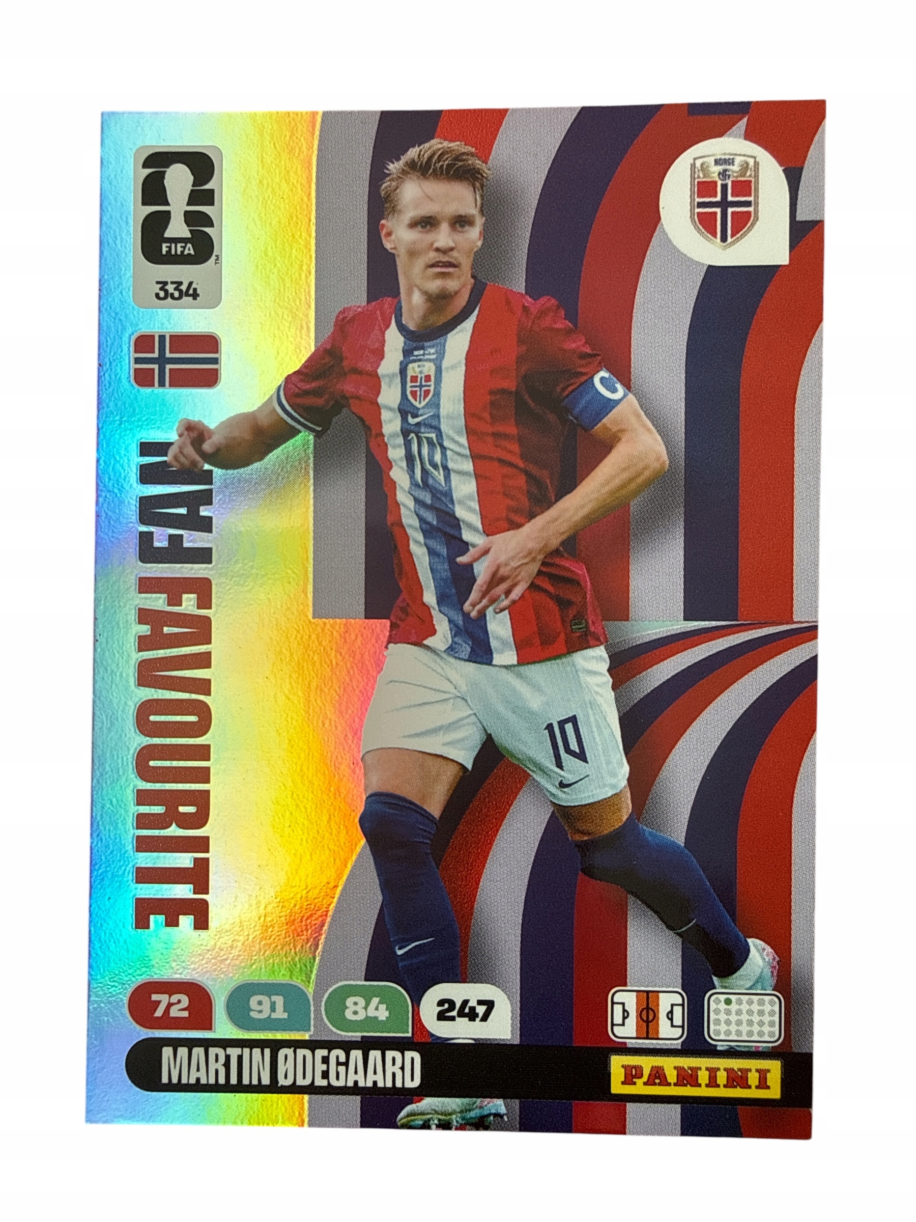 Fifa World Cup America 2026 Panini Norway 334 Odegaard