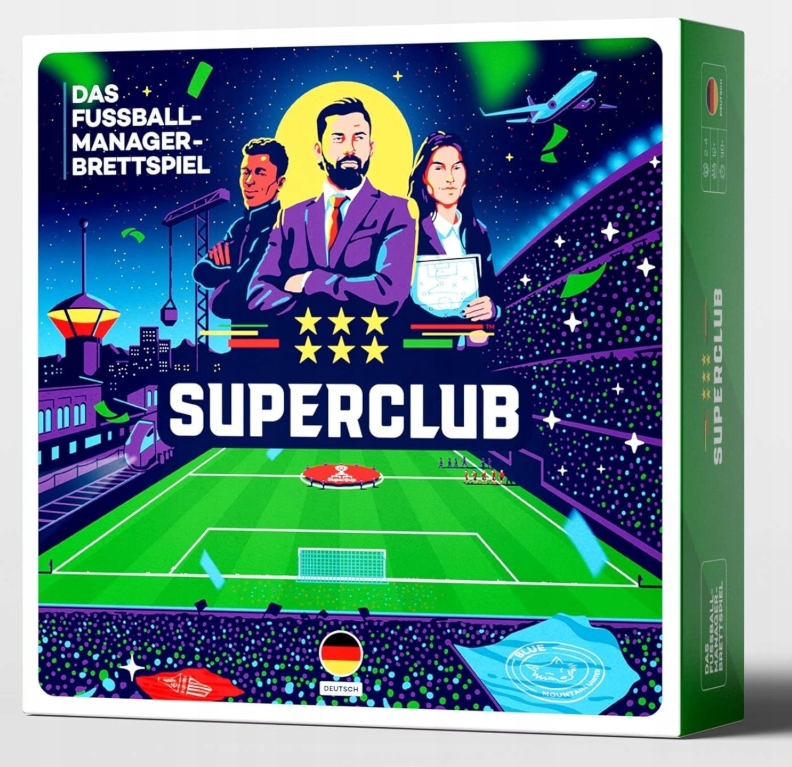 Superklub – piłkarska gra planszowa typu menedże Wersja Niemiecka