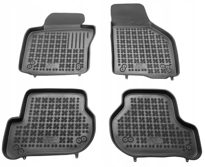 VW Golf 6 VI 2008-2012 КОВРИКИ РЕЗИНОВЫЕ КРАЙ 3cm