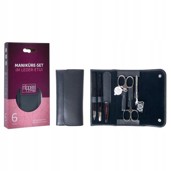 Manikúra Nippes Solingen_sada v pouzdru 6dílná_černá