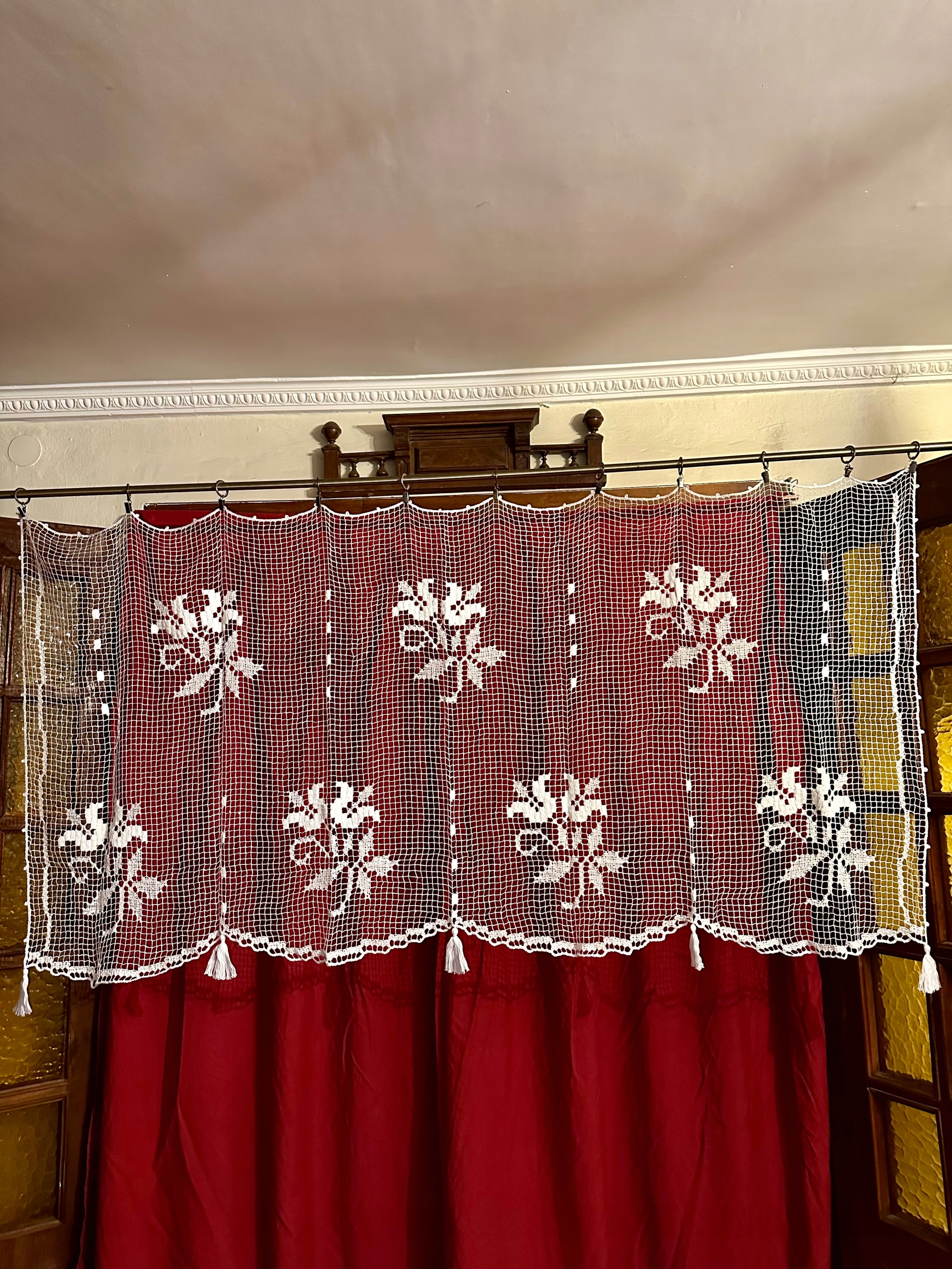 KOŁKOWA FIRANKA 175X85