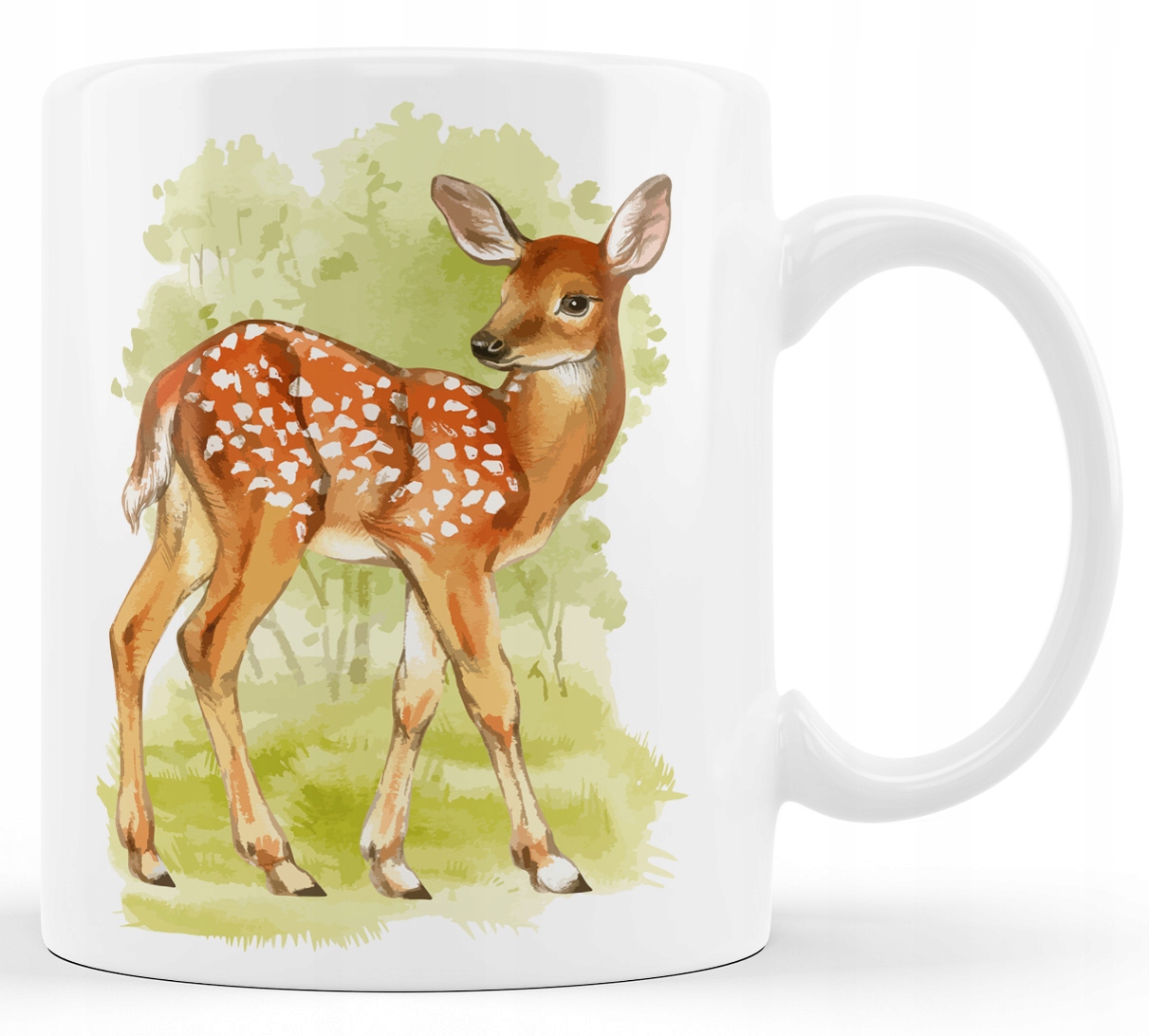 

Kubek sarna dzikie zwierzęta leśne