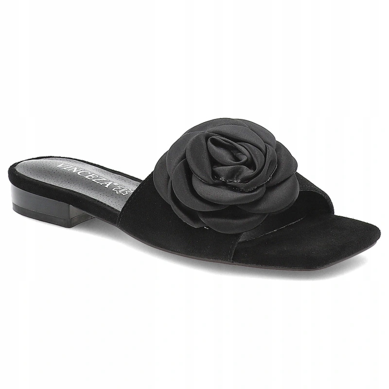 Nazouváky Vinceza 66947 Kožené Elegantní s květinou Módní