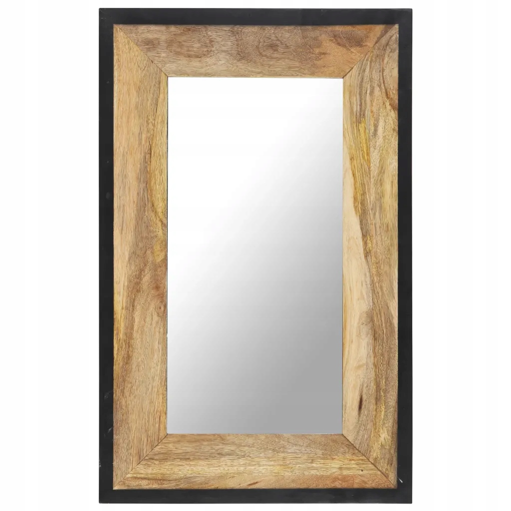 vidaXL Zrcadlo 80 x 50 cm masivní mangovníkové dřevo