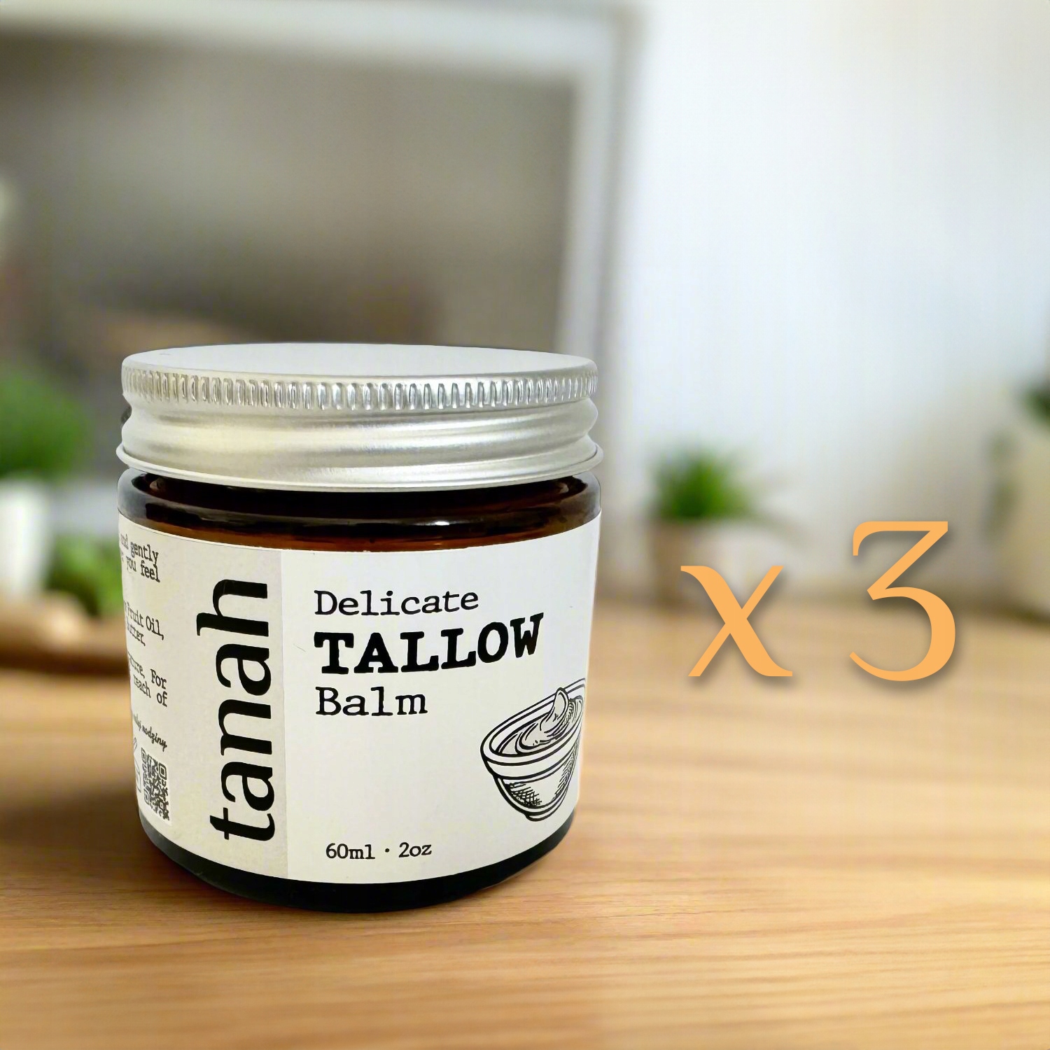 Tanah Balsam Delicate z Łoju Wołowego Delicate Tallow Balm