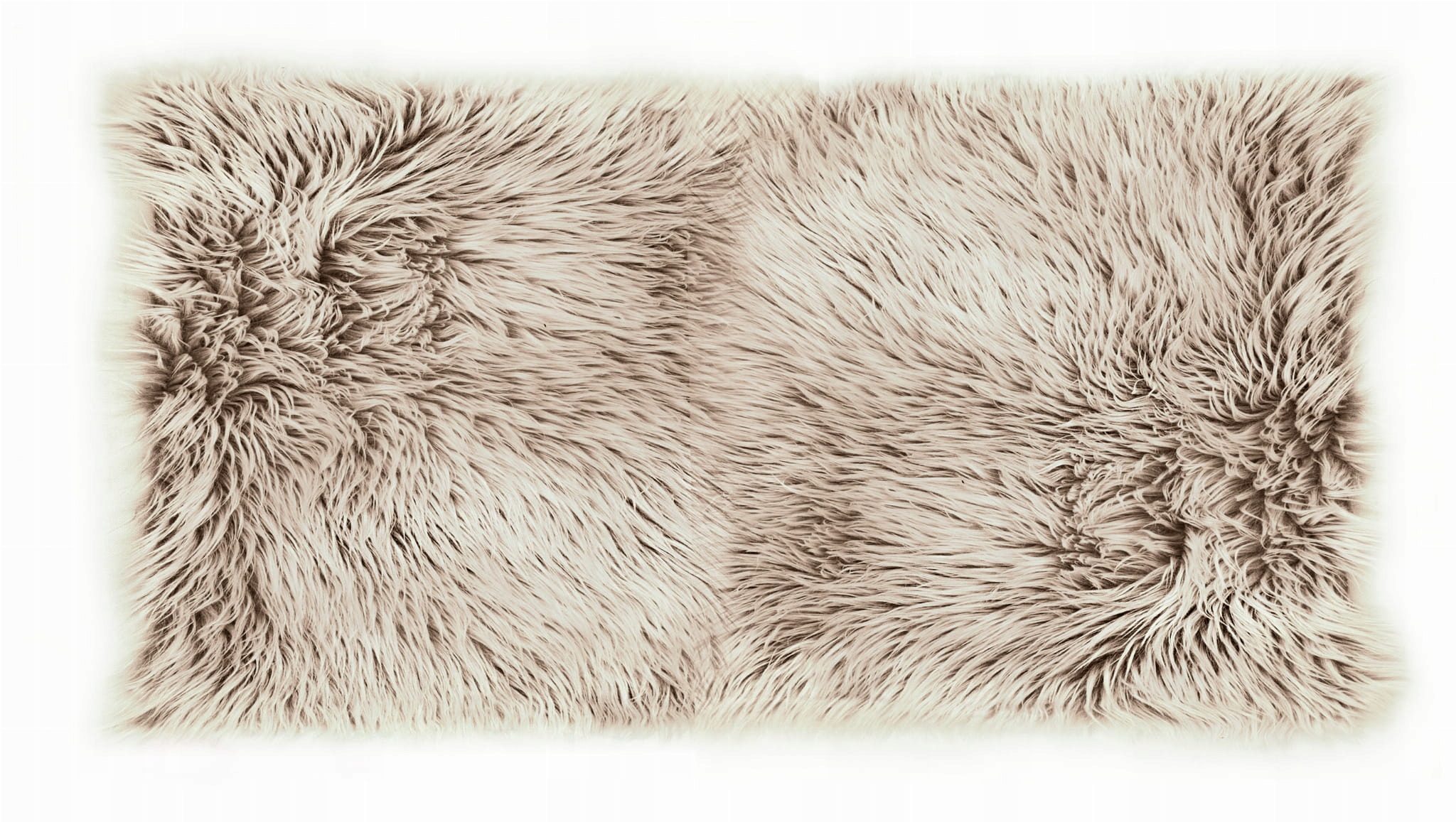

Dywan Gęsty Futerko Długi Włos 60x120 Ombre Beżowy
