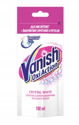 

Vanish Oxi Crystal White Odplamiacz Saszetka 100ml