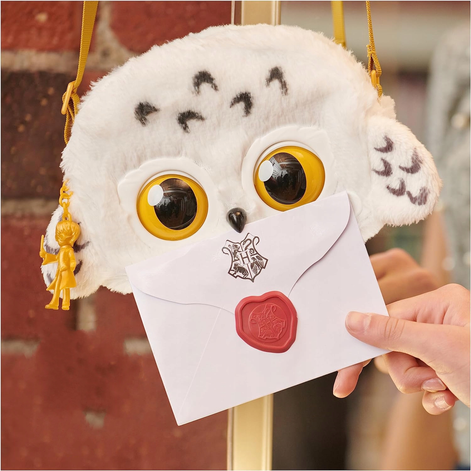 HARRY POTTER TOREBKA HEDWIGA Z DŹWIĘKIEM I RUCHOMYMI OCZAMI 30 DŹWIĘKÓW Płeć dziewczynki