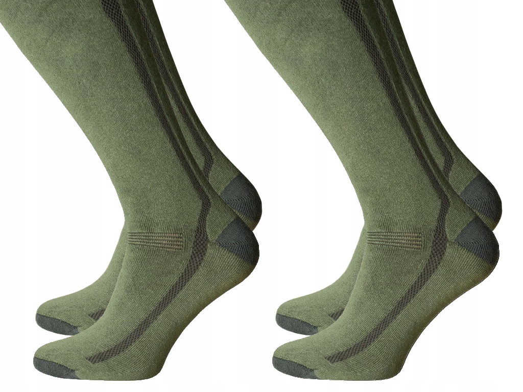 

2x Podkolanówki Thermo Frotte trekkingowe Wojskowe