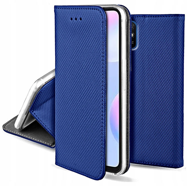 

Etui Portfel Magnetyczny do Redmi 9A Szkło