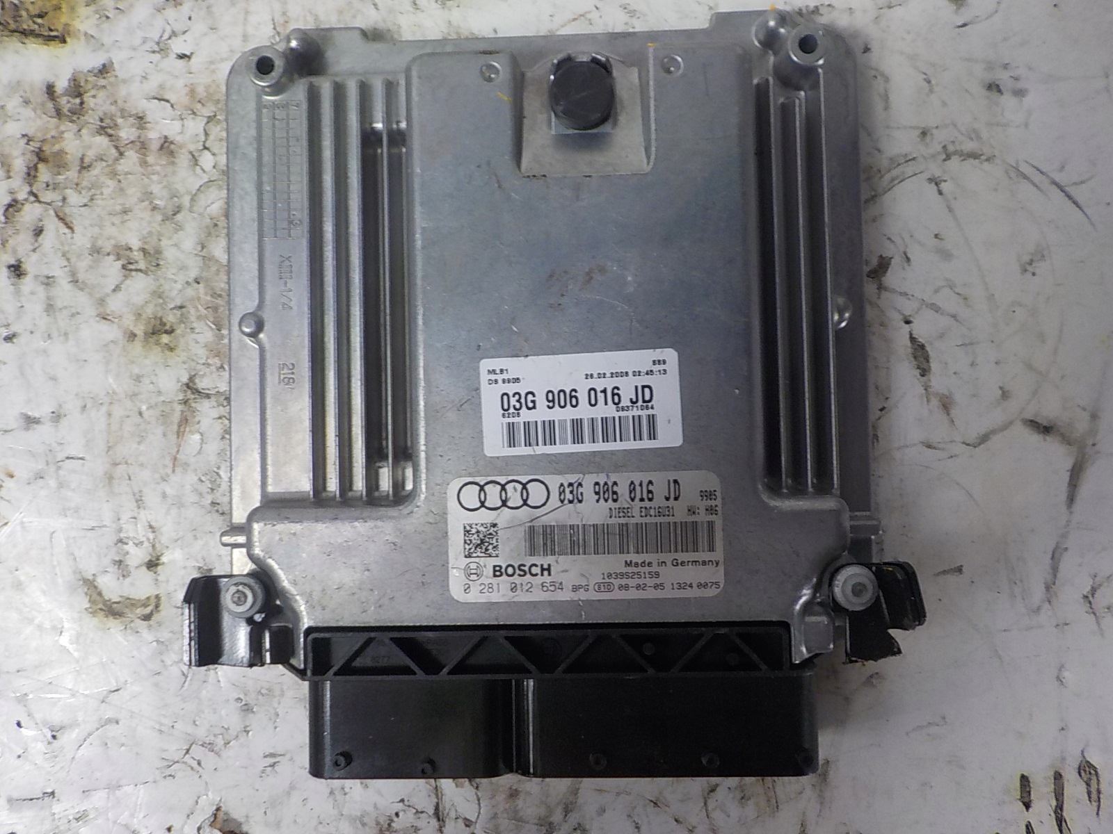 AUDI A4 B7 Computer Bedienteil 03G906016JD 0281012654
