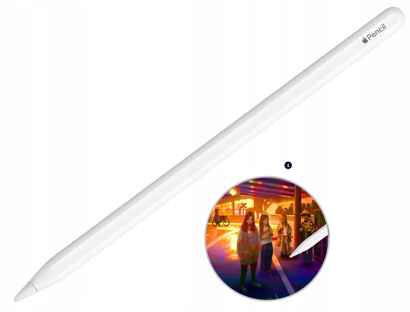 Originální dotykové pero Apple Pencil 2. generace pro iPad Air Pro Mini (MU8F2ZP)