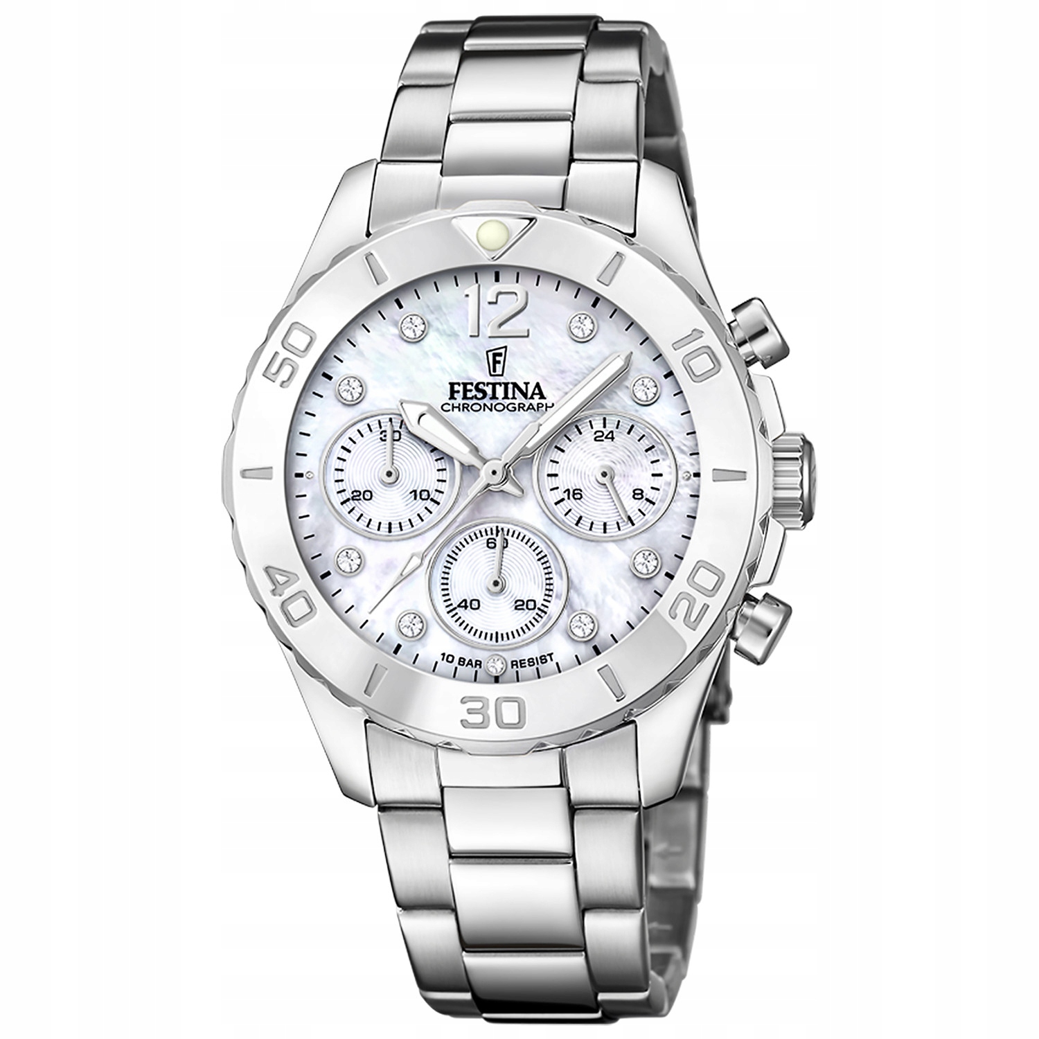 Dámské hodinky Festina F20603-1 Zirkony stříbrné
