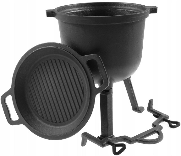 

Kociołek Myśliwski 8L Patelnia Grillowa Rossner