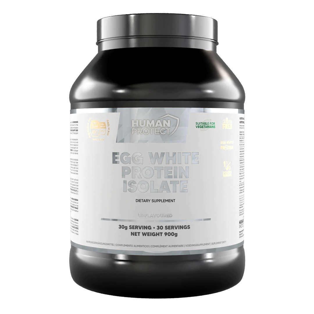 Human Protect Egg Protein Isolate Izolát z vaječných bílků 900 g Přírodní
