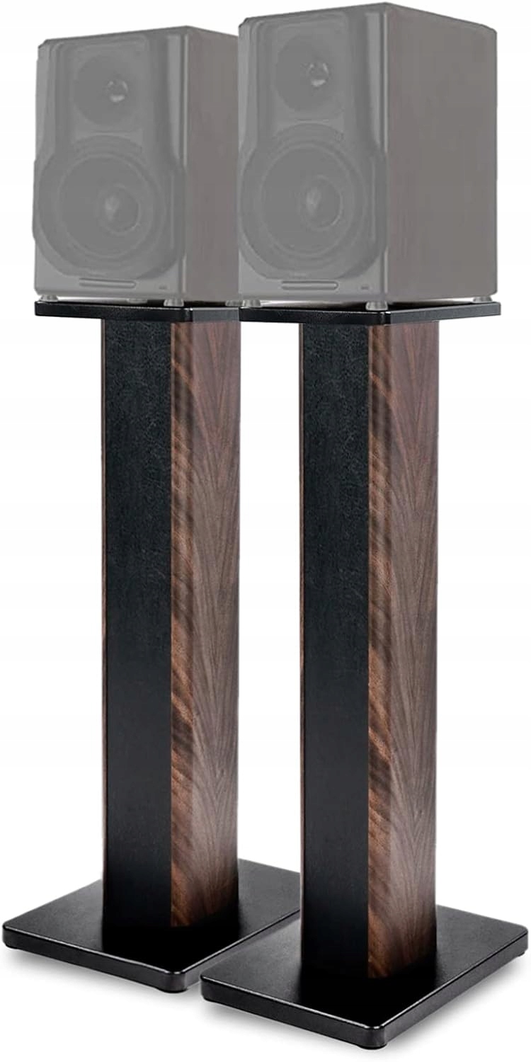 Stojaki głośnikowe 80cm Mdf 2szt do HiFi kino domowe udźwig 50kg