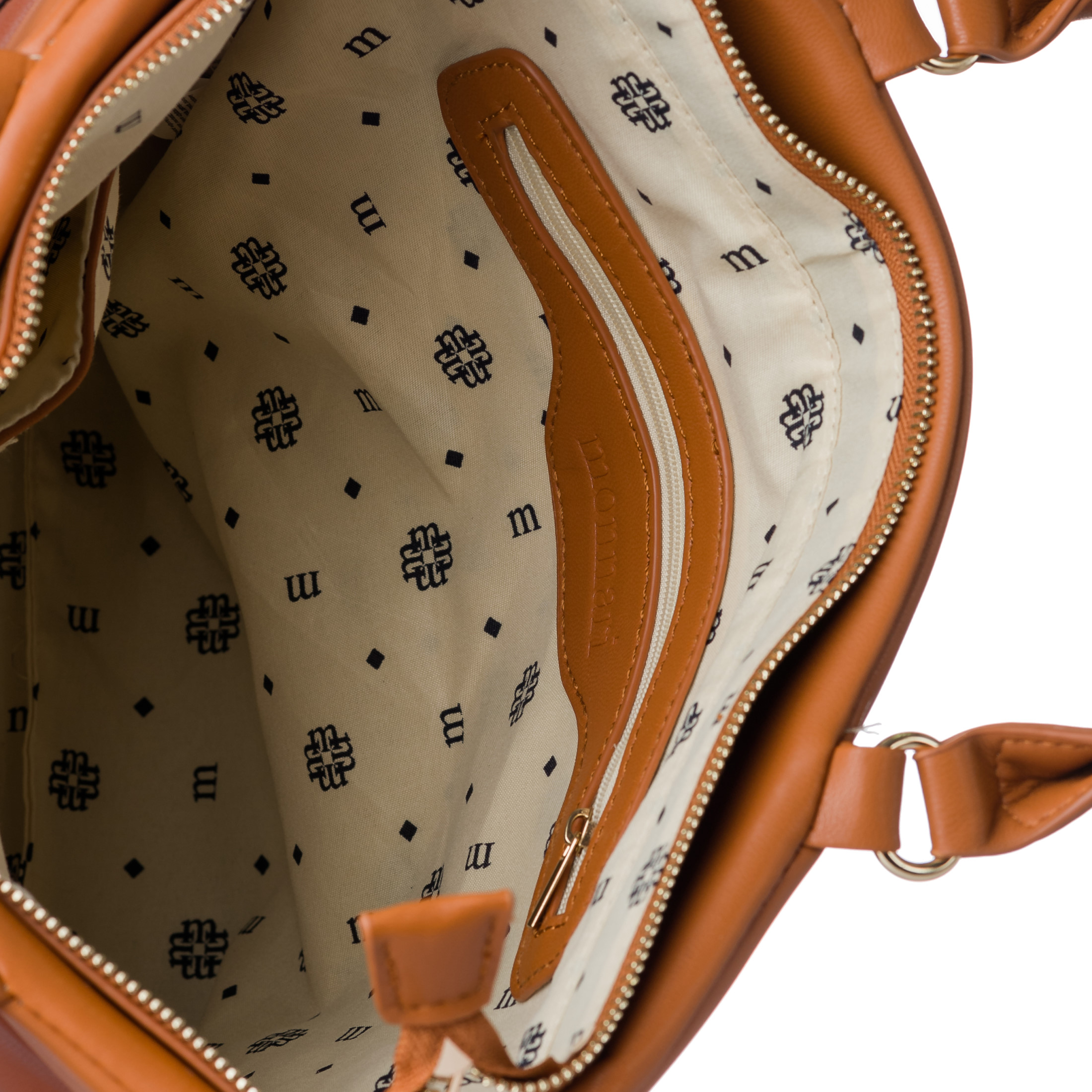 Pikowana torba damska shopper pojemna MONNARI Wielkość duża (mieszcząca A4)