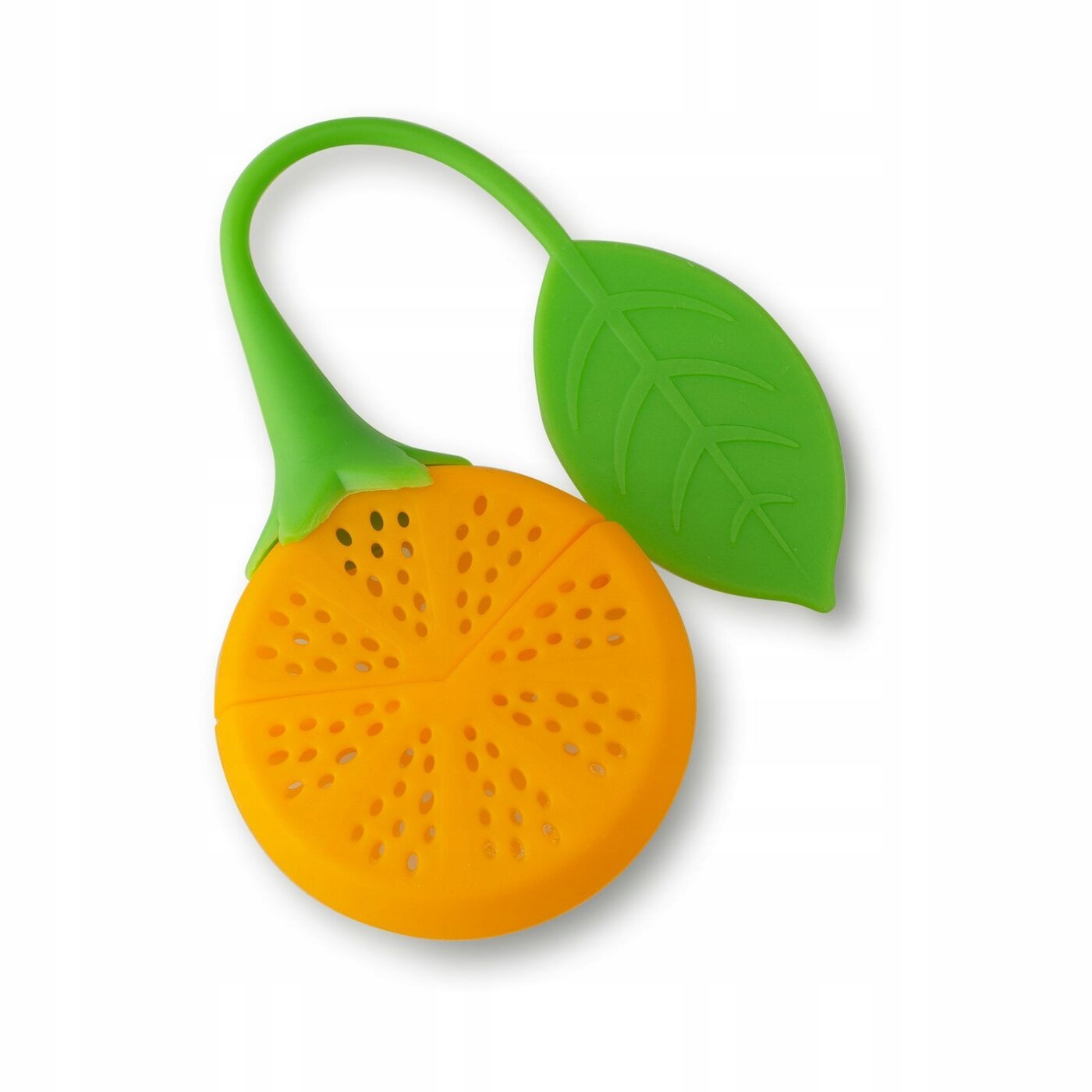 Silikonowy ZAPARZACZ DO HERBATY do kubka POMARAŃCZ Pojemność (w filiżankach) 1