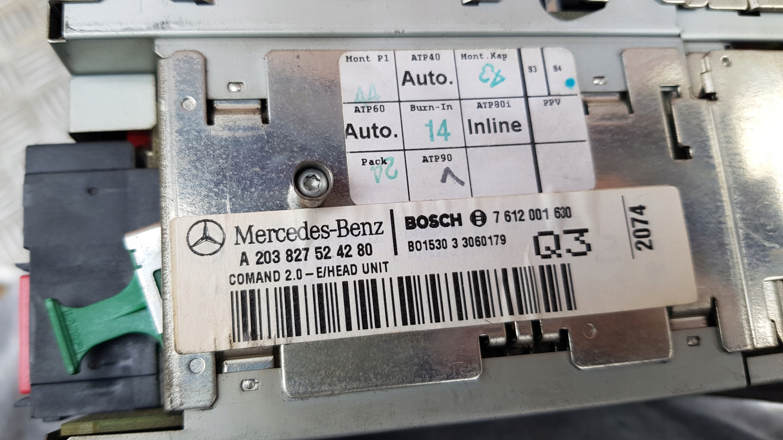 MERCEDES W203 NAVI Navigation RADIO