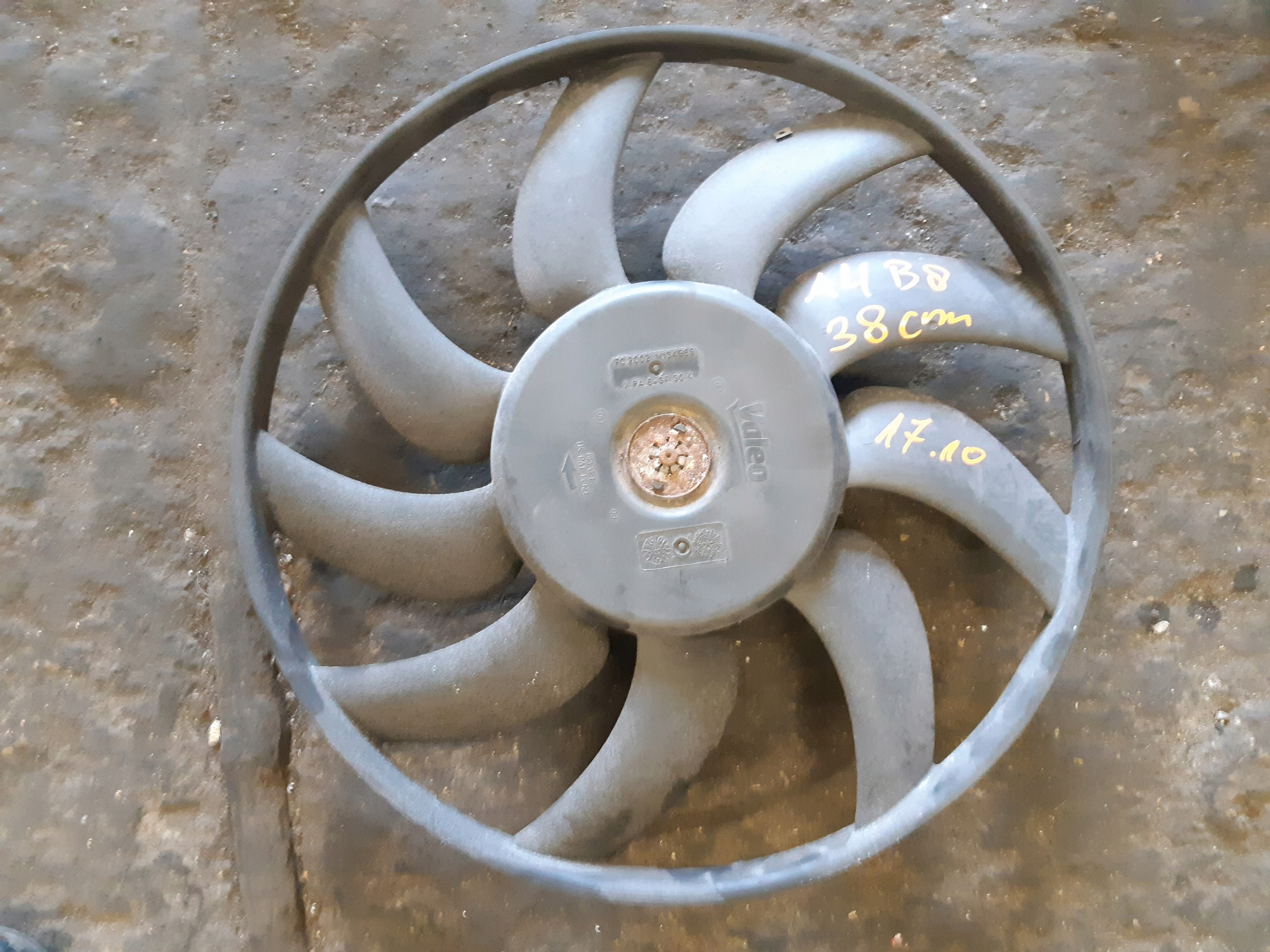 AUDI A4 B8 A5 8T ventilátor chladiče DUZY 380MM 993454J-B