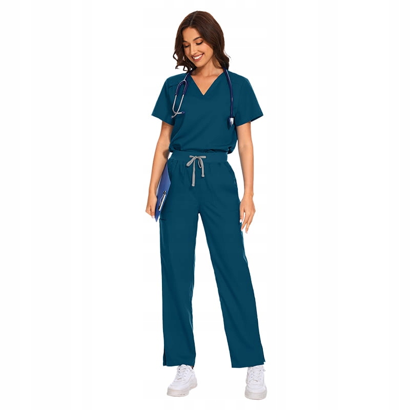 Komplet Medyczny Damski Scrub Uniform Model Vital Kolor Sea Blue Rozmiar L