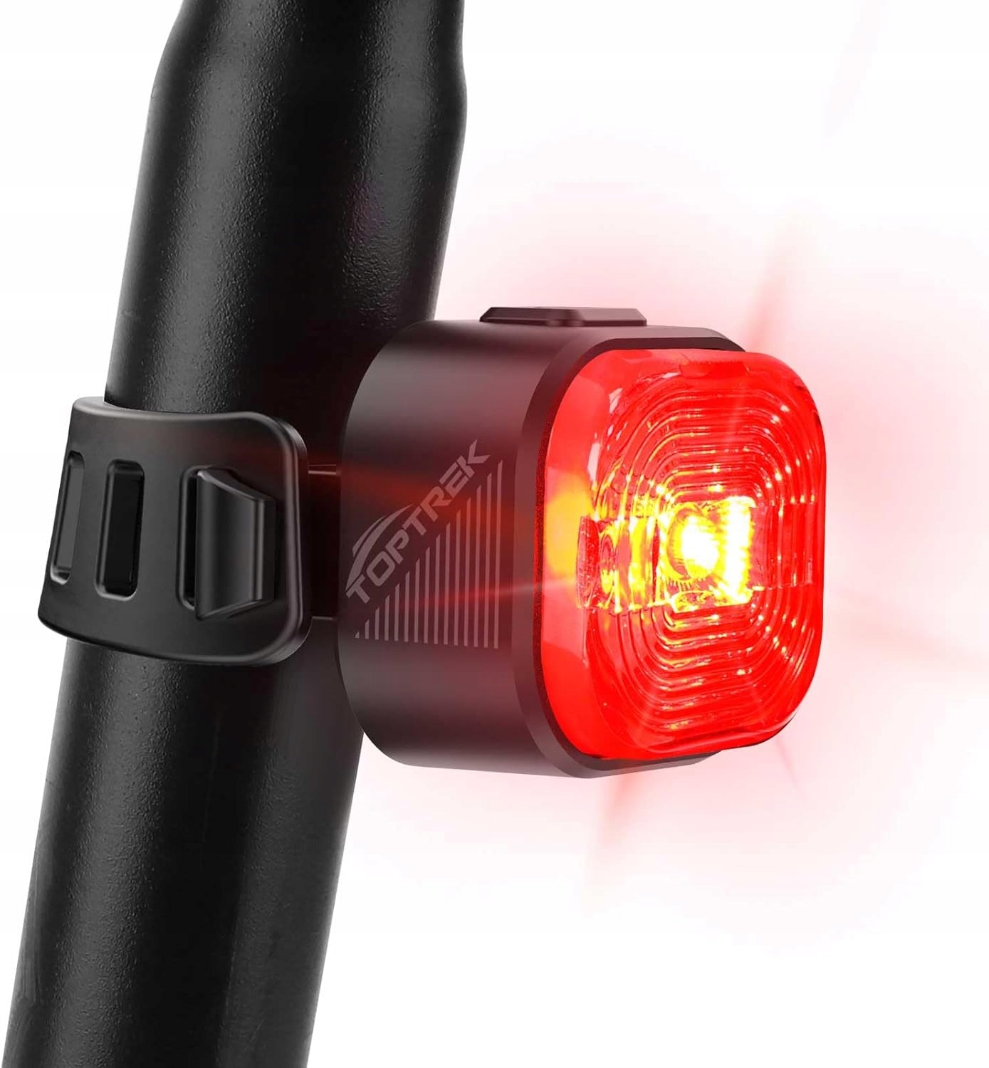 LAMPKA ROWEROWA TYLNA LED USB-C 200M WODOODPORNA