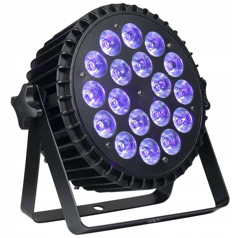 Reflektor sceniczny Light4Me Alu Hexa PAR 18x10W RGBWA-UV