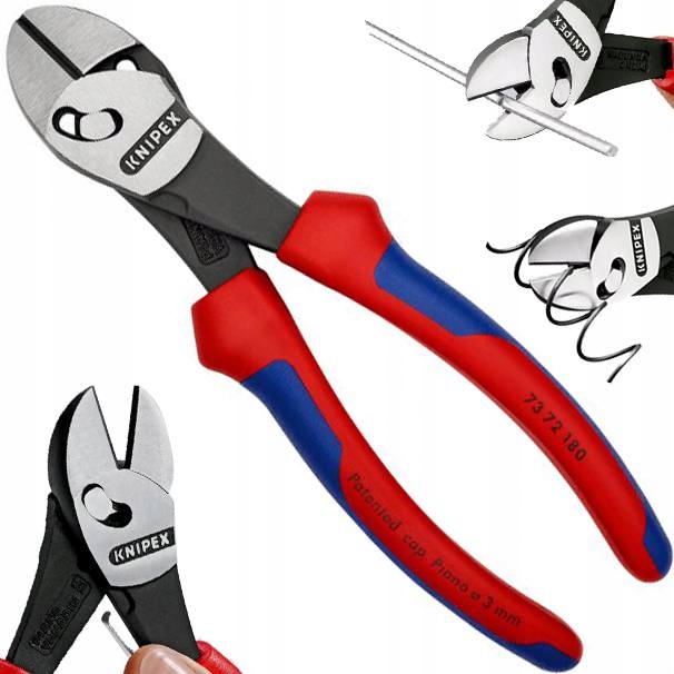 

Knipex Szczypce Tnące Boczne o Dużej Wytrzymałości