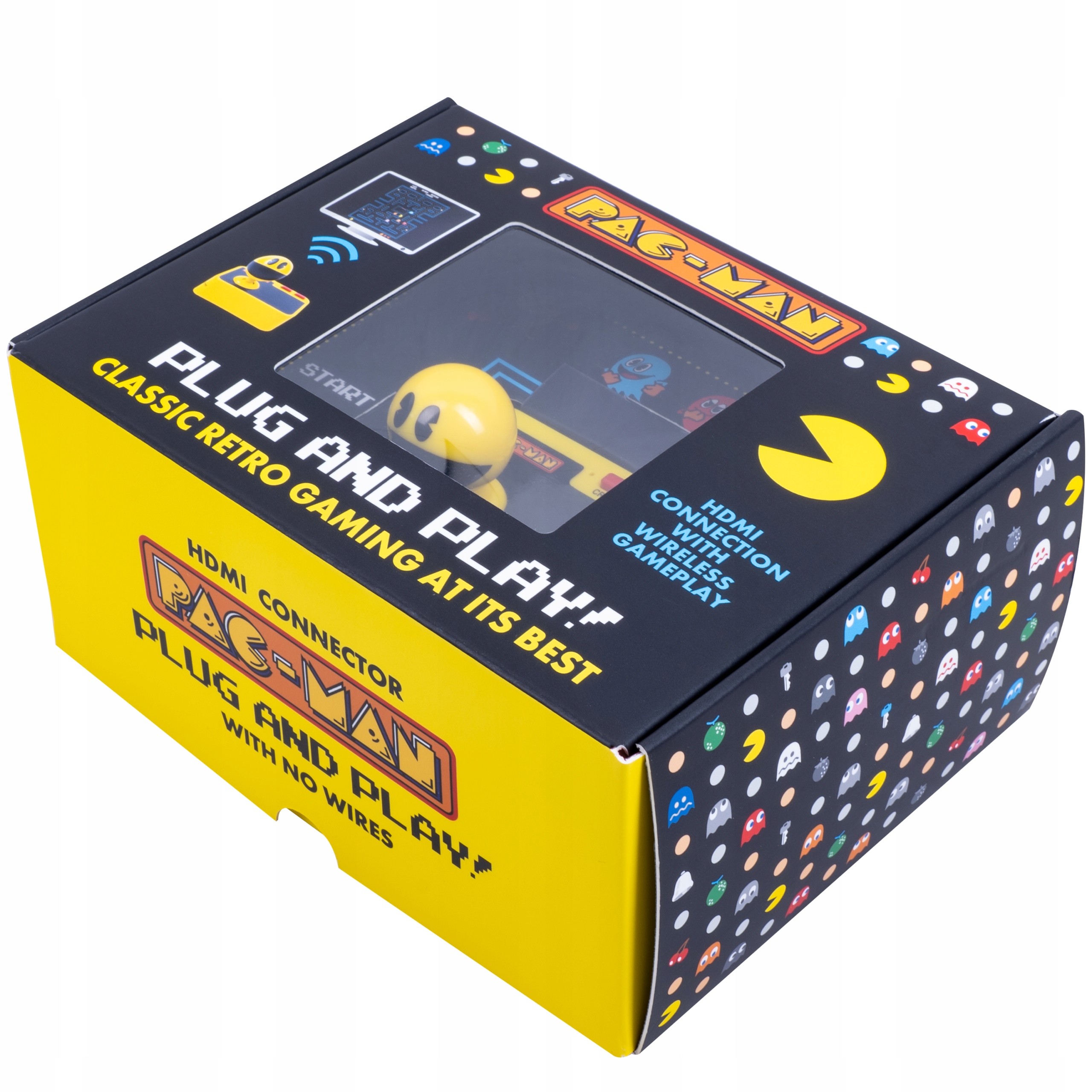 Pac Man Konzole Hra Tv Retro Arcade Plug & Play Bezdrátový ovladač