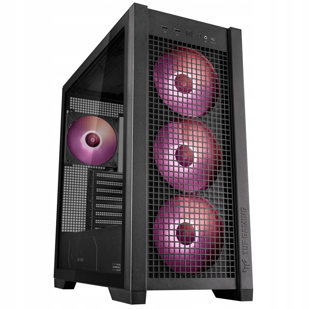 Obudowa Asus Tuf Gaming GT302 Argb Midi Tower Czarna