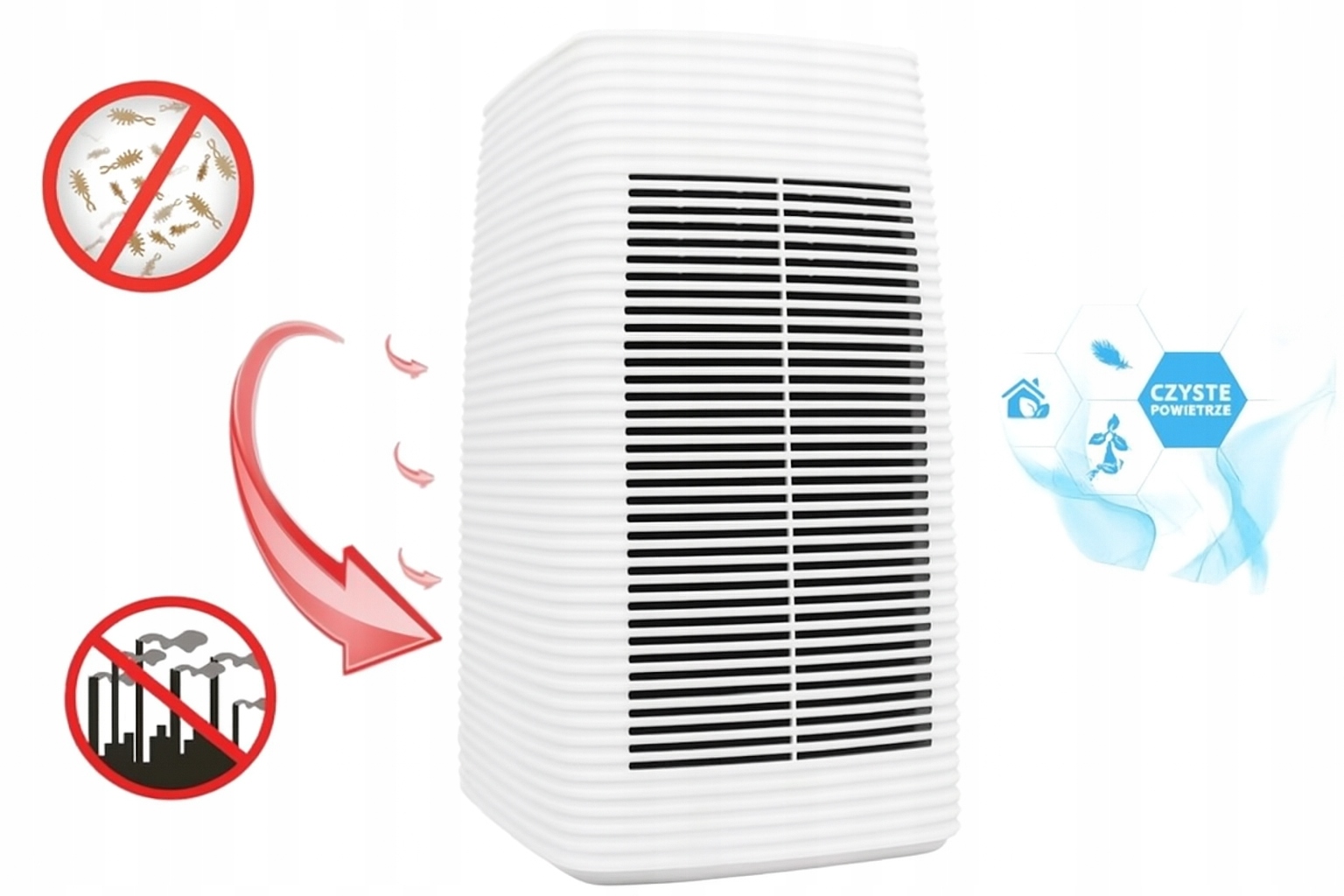 Čistička Vzduchu GO4FRESH Standard Filtr Esp Tichý Provoz Pro Dědečka